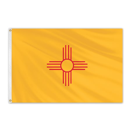 Global Flags Unlimited New Mexico Outdoor Nylon Flag 12"x18" 200479